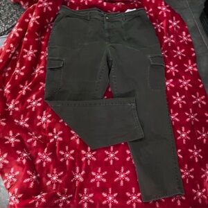 Chaps Dark Green Cargo Pants